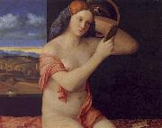 Giovanni Bellini Young Woman at her Toilet oil painting